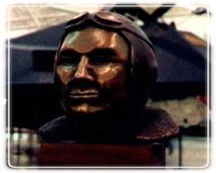 Louis the Aviator Bronze Portraiture